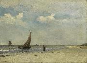 Jan Hendrik Weissenbruch Strandgezicht oil painting